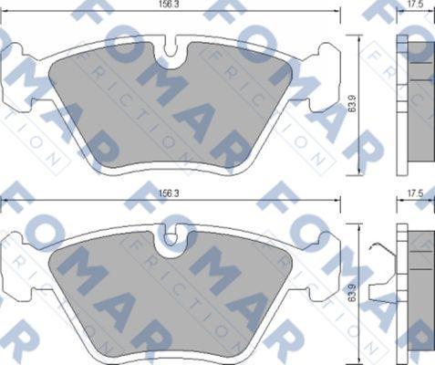 FOMAR Friction FO 649281 - Jarrupala, levyjarru inparts.fi