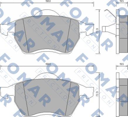 FOMAR Friction FO 647981 - Jarrupala, levyjarru inparts.fi