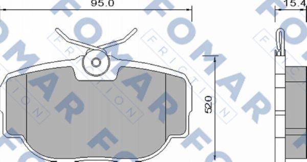 FOMAR Friction FO 647181 - Jarrupala, levyjarru inparts.fi