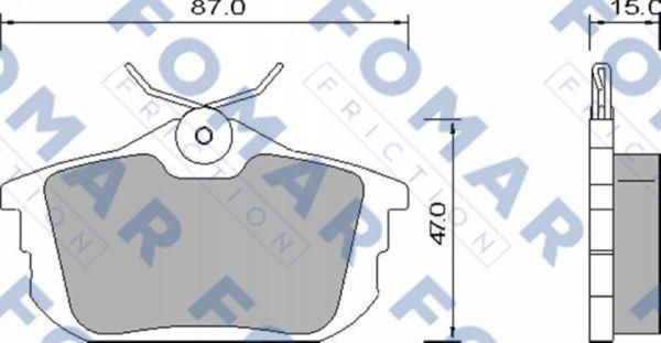 FOMAR Friction FO 647381 - Jarrupala, levyjarru inparts.fi