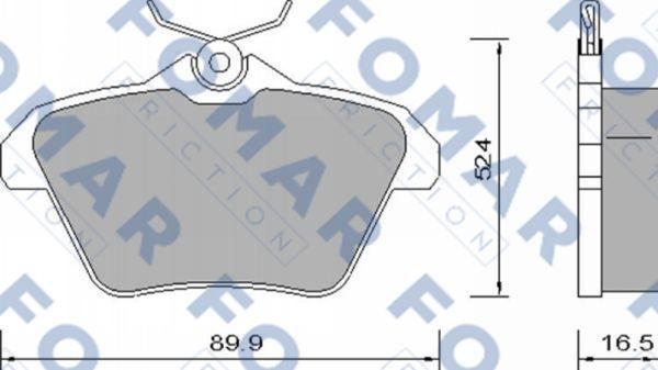 FOMAR Friction FO 650081 - Jarrupala, levyjarru inparts.fi