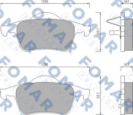 FOMAR Friction FO 669081 - Jarrupala, levyjarru inparts.fi