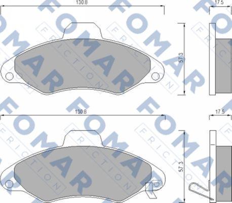 FOMAR Friction FO 666981 - Jarrupala, levyjarru inparts.fi