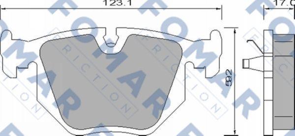 FOMAR Friction FO 661481 - Jarrupala, levyjarru inparts.fi