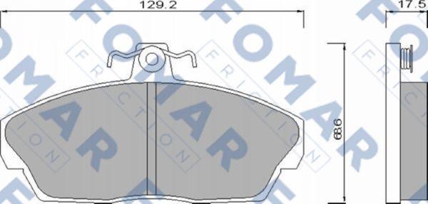 FOMAR Friction FO 667981 - Jarrupala, levyjarru inparts.fi