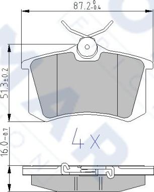 FOMAR Friction FO 605481 - Jarrupala, levyjarru inparts.fi