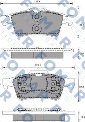 FOMAR Friction FO 686781 - Jarrupala, levyjarru inparts.fi