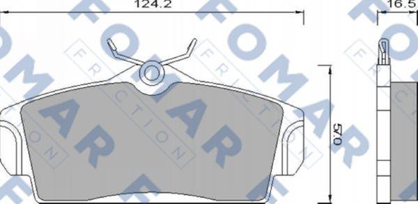 FOMAR Friction FO 680781 - Jarrupala, levyjarru inparts.fi