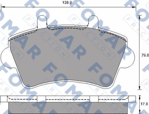 FOMAR Friction FO 683681 - Jarrupala, levyjarru inparts.fi