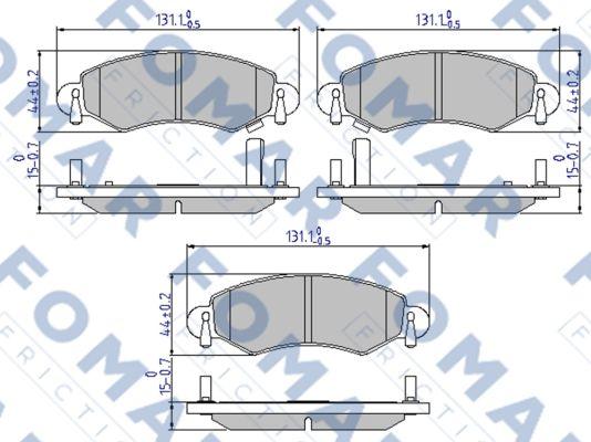 FOMAR Friction FO 683181 - Jarrupala, levyjarru inparts.fi