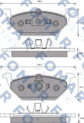 FOMAR Friction FO 687681 - Jarrupala, levyjarru inparts.fi