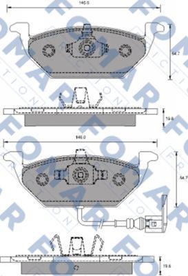 FOMAR Friction FO 687781 - Jarrupala, levyjarru inparts.fi