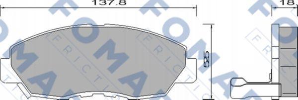 FOMAR Friction FO 633881 - Jarrupala, levyjarru inparts.fi