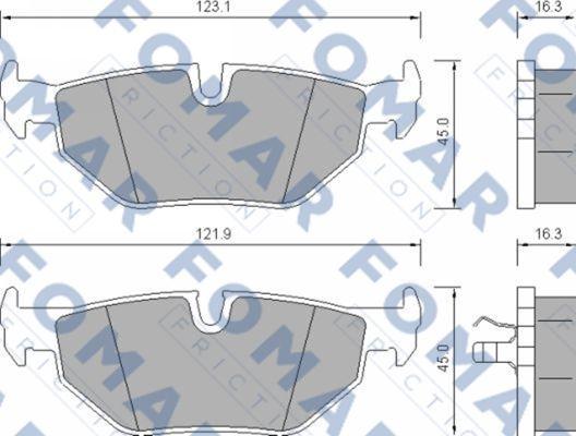 FOMAR Friction FO 637181 - Jarrupala, levyjarru inparts.fi