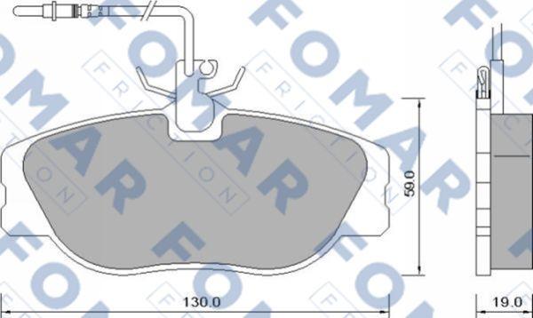 FOMAR Friction FO 629081 - Jarrupala, levyjarru inparts.fi