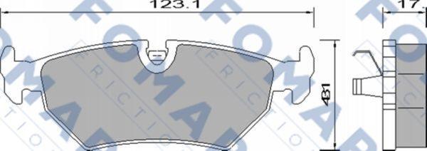 FOMAR Friction FO 629281 - Jarrupala, levyjarru inparts.fi