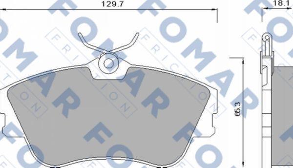 FOMAR Friction FO 625381 - Jarrupala, levyjarru inparts.fi