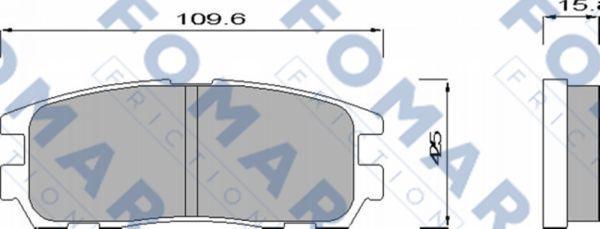 FOMAR Friction FO 621481 - Jarrupala, levyjarru inparts.fi