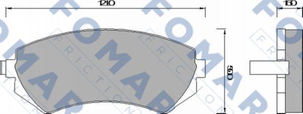 FOMAR Friction FO 679481 - Jarrupala, levyjarru inparts.fi