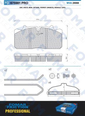 FOMAR Friction FO 675981 - Jarrupala, levyjarru inparts.fi