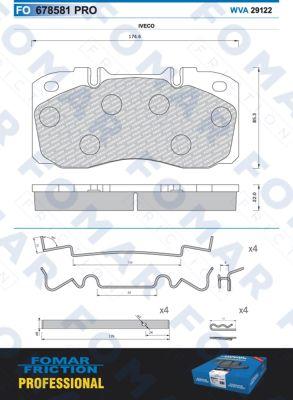 FOMAR Friction FO 678581 - Jarrupala, levyjarru inparts.fi