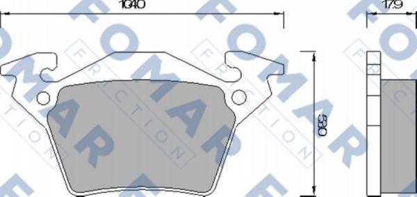 FOMAR Friction FO 678781 - Jarrupala, levyjarru inparts.fi