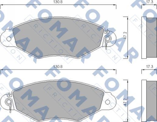 FOMAR Friction FO 673281 - Jarrupala, levyjarru inparts.fi