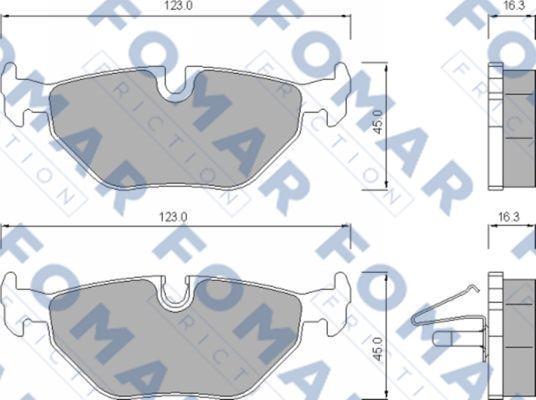 FOMAR Friction FO 672781 - Jarrupala, levyjarru inparts.fi