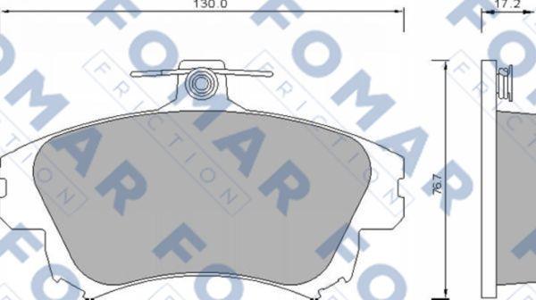 FOMAR Friction FO 677481 - Jarrupala, levyjarru inparts.fi