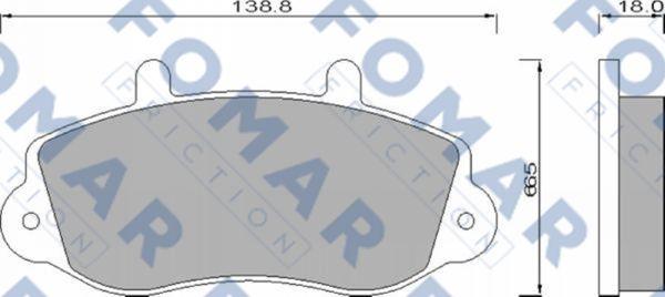 FOMAR Friction FO 677381 - Jarrupala, levyjarru inparts.fi