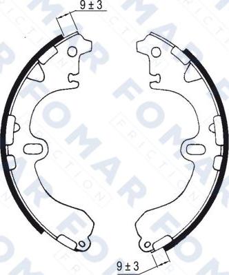 FOMAR Friction FO 0556 - Jarrukenkäsarja inparts.fi