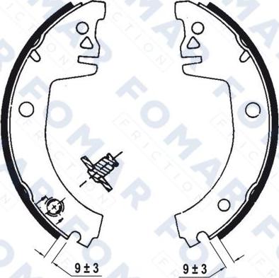 FOMAR Friction FO 0504 - Jarrukenkäsarja inparts.fi