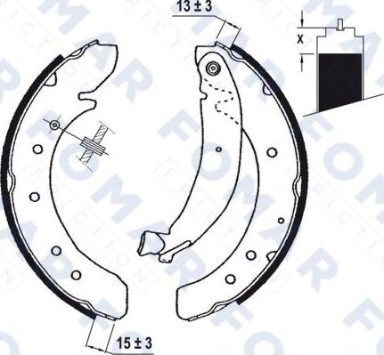 FOMAR Friction FO 0620 - Jarrukenkäsarja inparts.fi