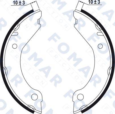 FOMAR Friction FO 0314 - Jarrukenkäsarja inparts.fi