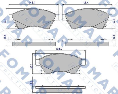 FOMAR Friction FO 895681 - Jarrupala, levyjarru inparts.fi