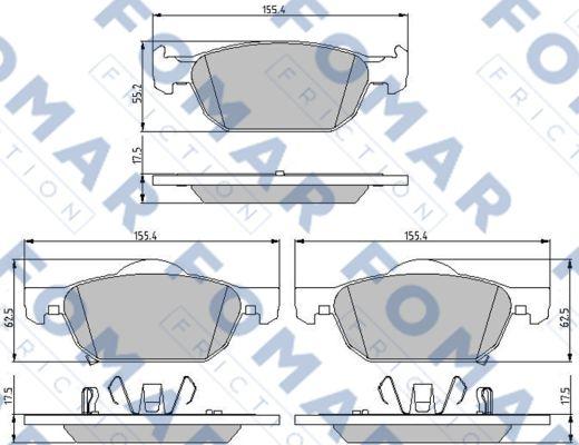 FOMAR Friction FO 897381 - Jarrupala, levyjarru inparts.fi