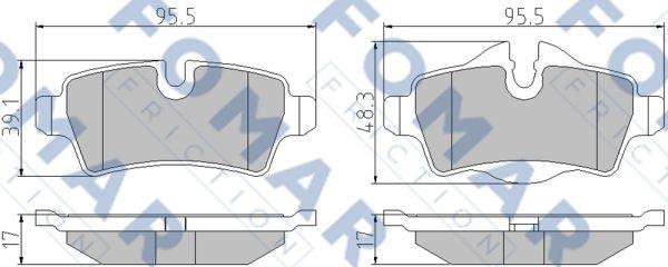 FOMAR Friction FO 845081 - Jarrupala, levyjarru inparts.fi