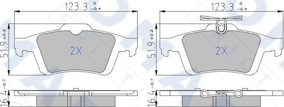 FOMAR Friction FO 846881 - Jarrupala, levyjarru inparts.fi