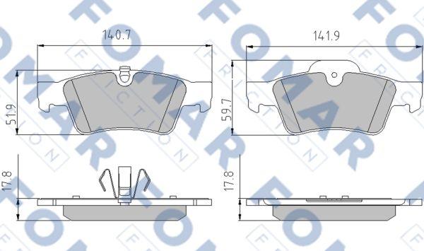 FOMAR Friction FO 859681 - Jarrupala, levyjarru inparts.fi