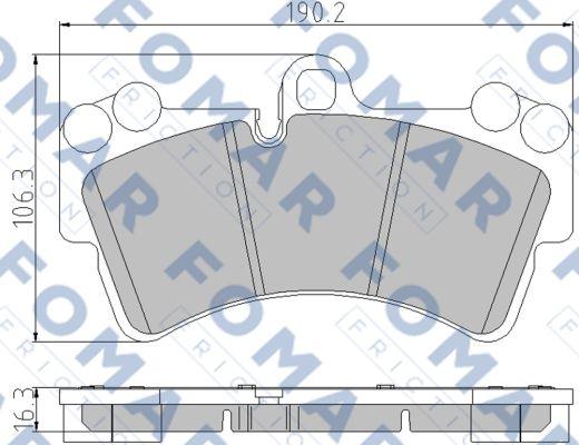 FOMAR Friction FO 859181 - Jarrupala, levyjarru inparts.fi