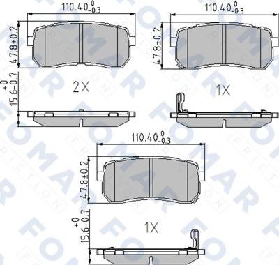 FOMAR Friction FO 859881 - Jarrupala, levyjarru inparts.fi