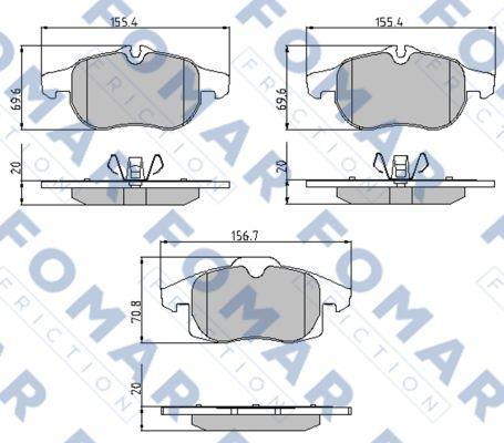 FOMAR Friction FO 869881 - Jarrupala, levyjarru inparts.fi