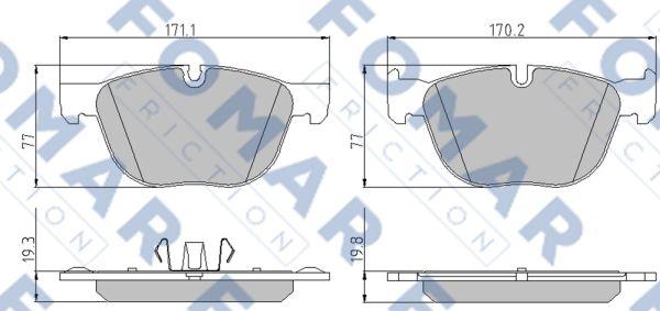 FOMAR Friction FO 861481 - Jarrupala, levyjarru inparts.fi