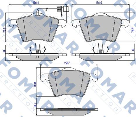 FOMAR Friction FO 814781 - Jarrupala, levyjarru inparts.fi