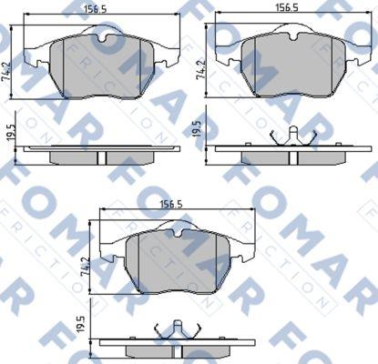 FOMAR Friction FO 838181 - Jarrupala, levyjarru inparts.fi