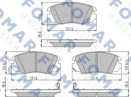 FOMAR Friction FO 870181 - Jarrupala, levyjarru inparts.fi