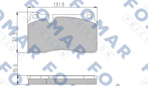 FOMAR Friction FO 871281 - Jarrupala, levyjarru inparts.fi