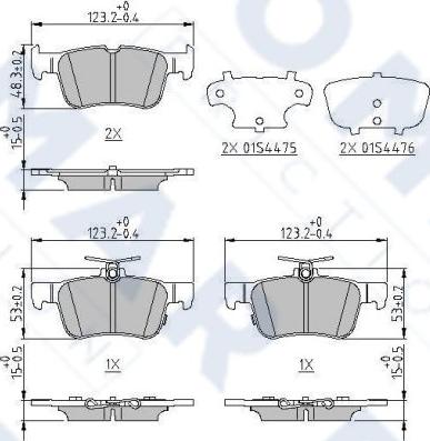 FOMAR Friction FO 321583 - Jarrupala, levyjarru inparts.fi