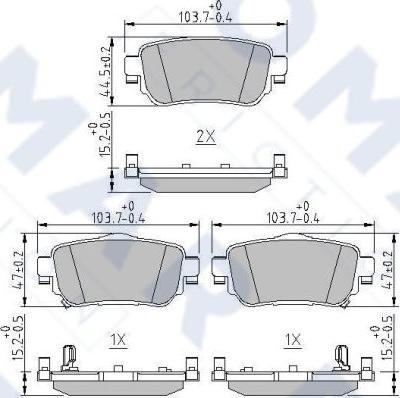 FOMAR Friction FO 266281 - Jarrupala, levyjarru inparts.fi