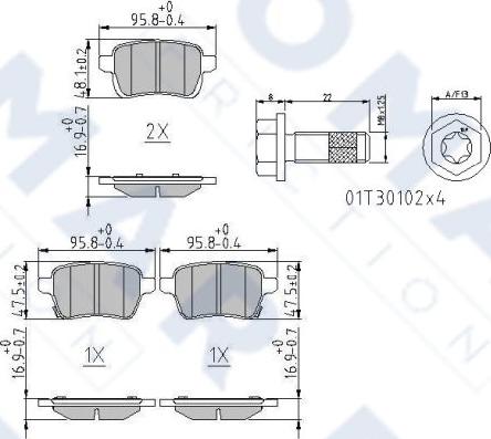 FOMAR Friction FO 268881 - Jarrupala, levyjarru inparts.fi